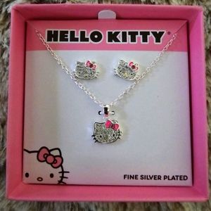 Hello Kitty Necklace & Earring Set